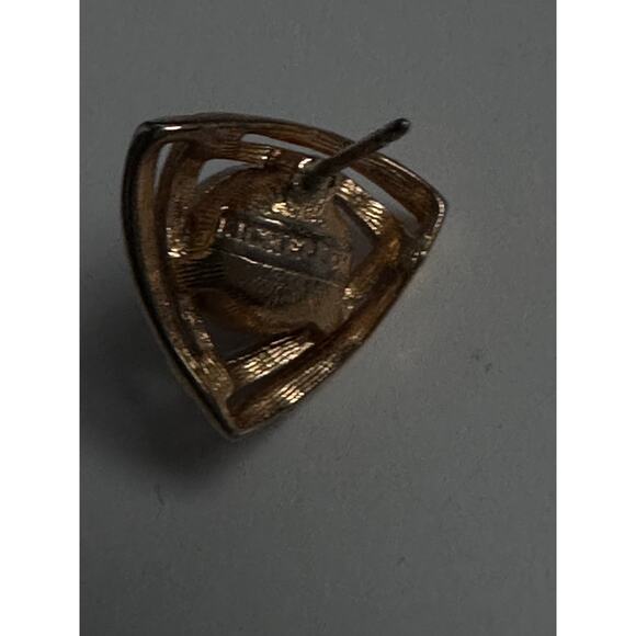 RICHELIEU Joseph H Meyer & Bros Earrings Gold tone Pearls Signed Estate Jewelry - Picture 10 of 10